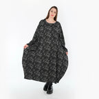 AKH Fashion 1926 Kleid, Grau-Schwarz