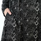 AKH Fashion 1926 Kleid, Grau-Schwarz