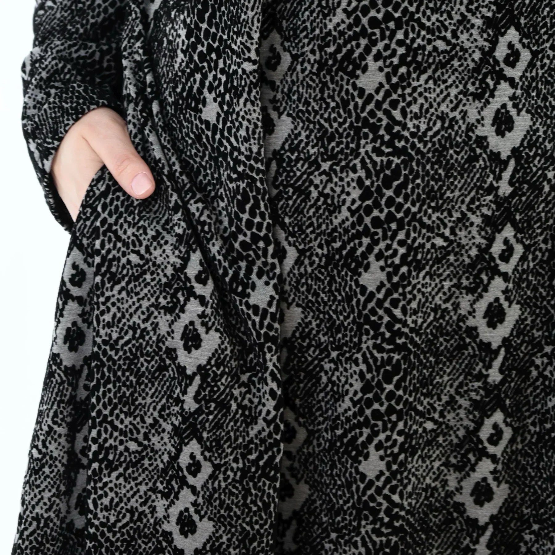 AKH Fashion 1926 Kleid, Grau-Schwarz
