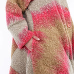 AKH Fashion 3023 Manteau, Sable-Fuchsia