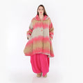 AKH Fashion 5458 Veste, Sable-Fuchsia