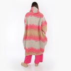AKH Fashion 7152 Manteau, sable-fuchsia