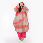 AKH Fashion 7152 Manteau, sable-fuchsia