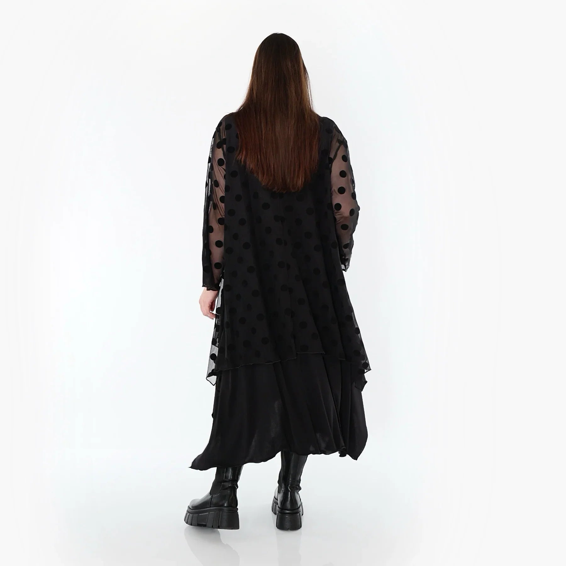 AKH Fashion 3371 Big Shirt, Noir