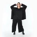 AKH Fashion 593 Big Shirt, noir-bleu