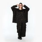 AKH Fashion 7125 Pantalon, Noir-Marron
