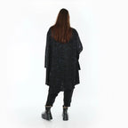 AKH Fashion 7138 Big Shirt, Noir-Bleu