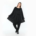 AKH Fashion 7138 Big Shirt, Noir-Bleu