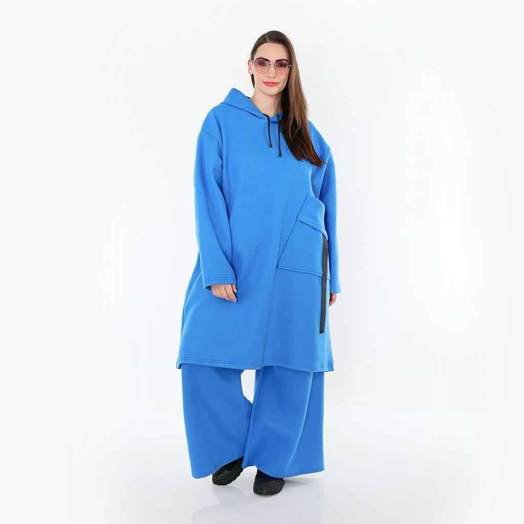 AKH Fashion 6989 Robe, Bleu