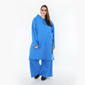 AKH Fashion 6989 Robe, Bleu