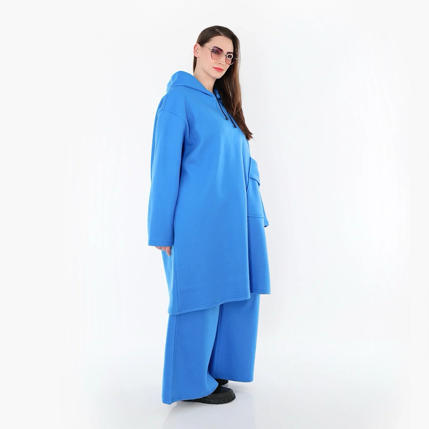 AKH Fashion 6989 Robe, Bleu
