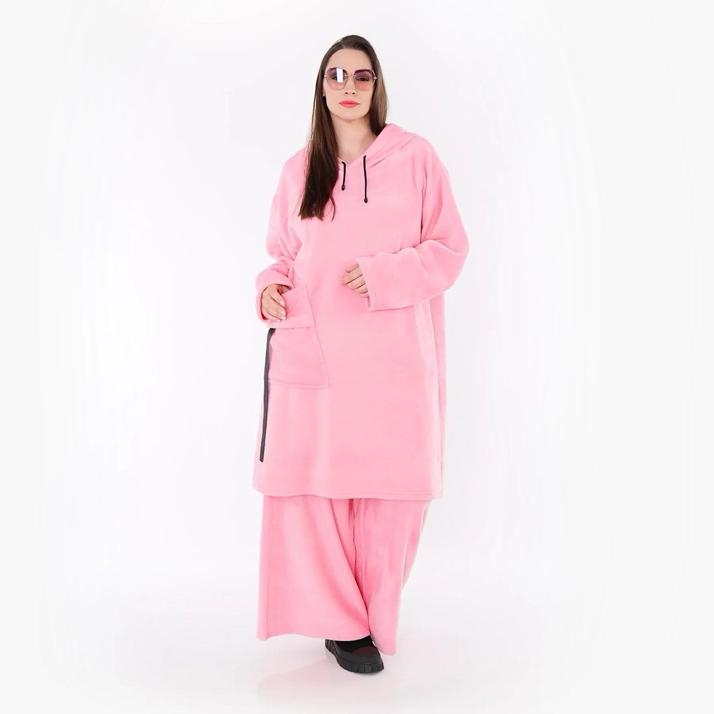 AKH Fashion 6989 Kleid, Pink