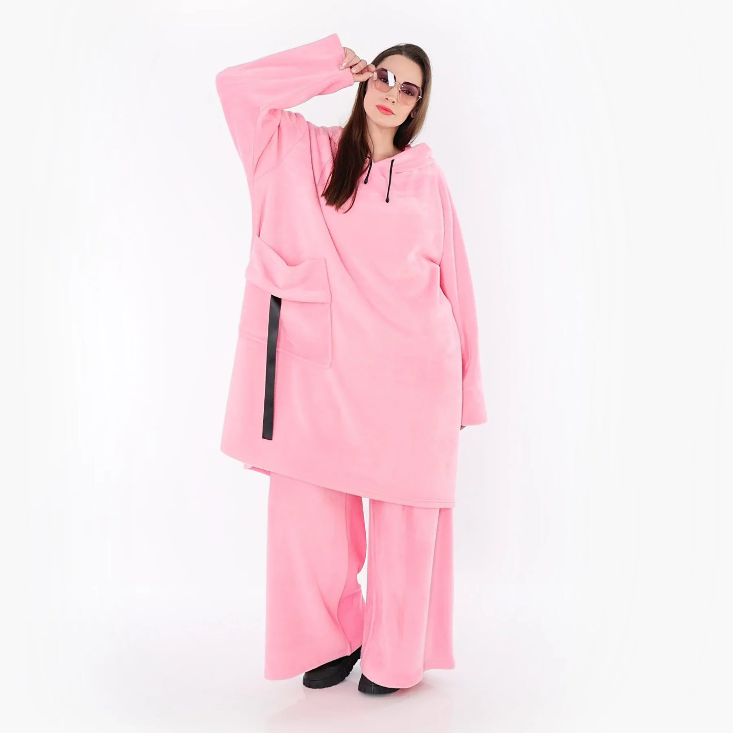 AKH Fashion 6989 Kleid, Pink