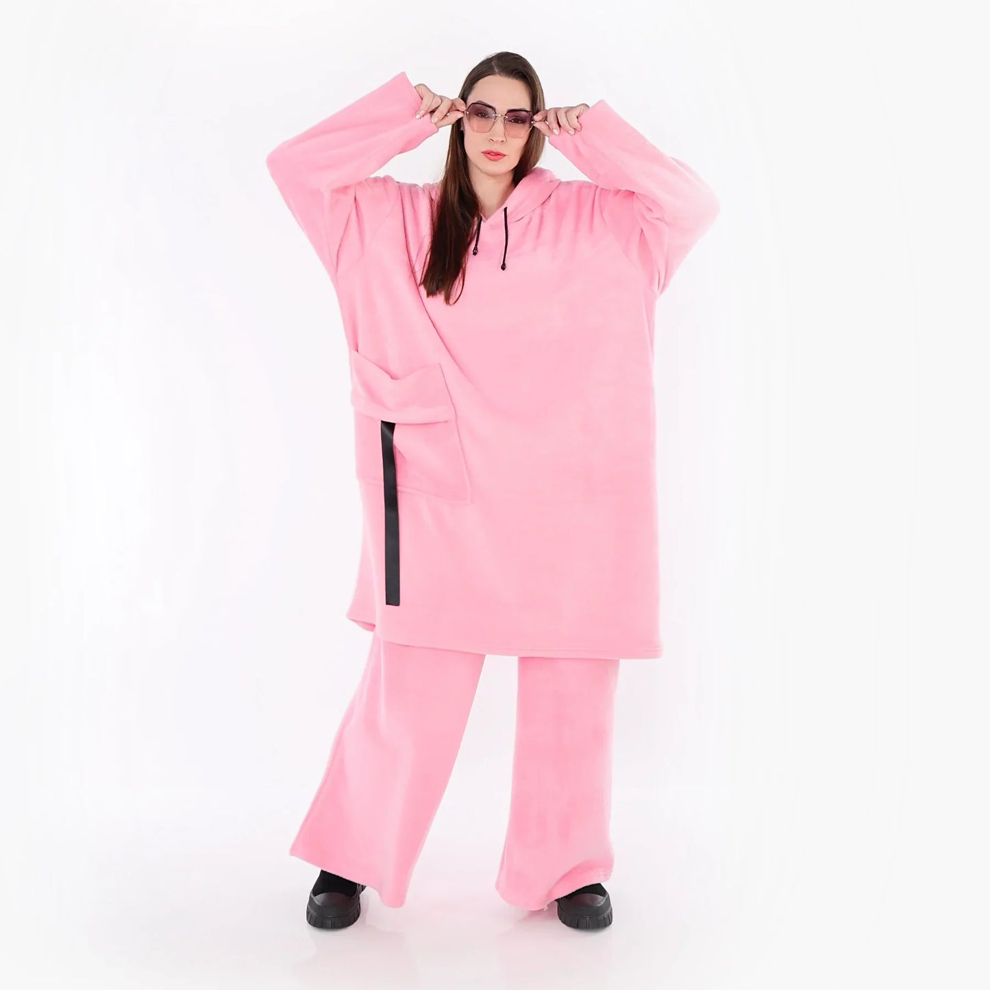 AKH Fashion 6989 Kleid, Pink