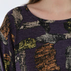 AKH Fashion 593 Big Shirt, Violet-Multi