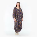 AKH Fashion 3018, Poncho, violet-multi