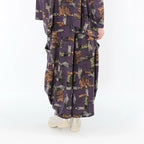 AKH Fashion 8069 Pantalon, Violet-Multi