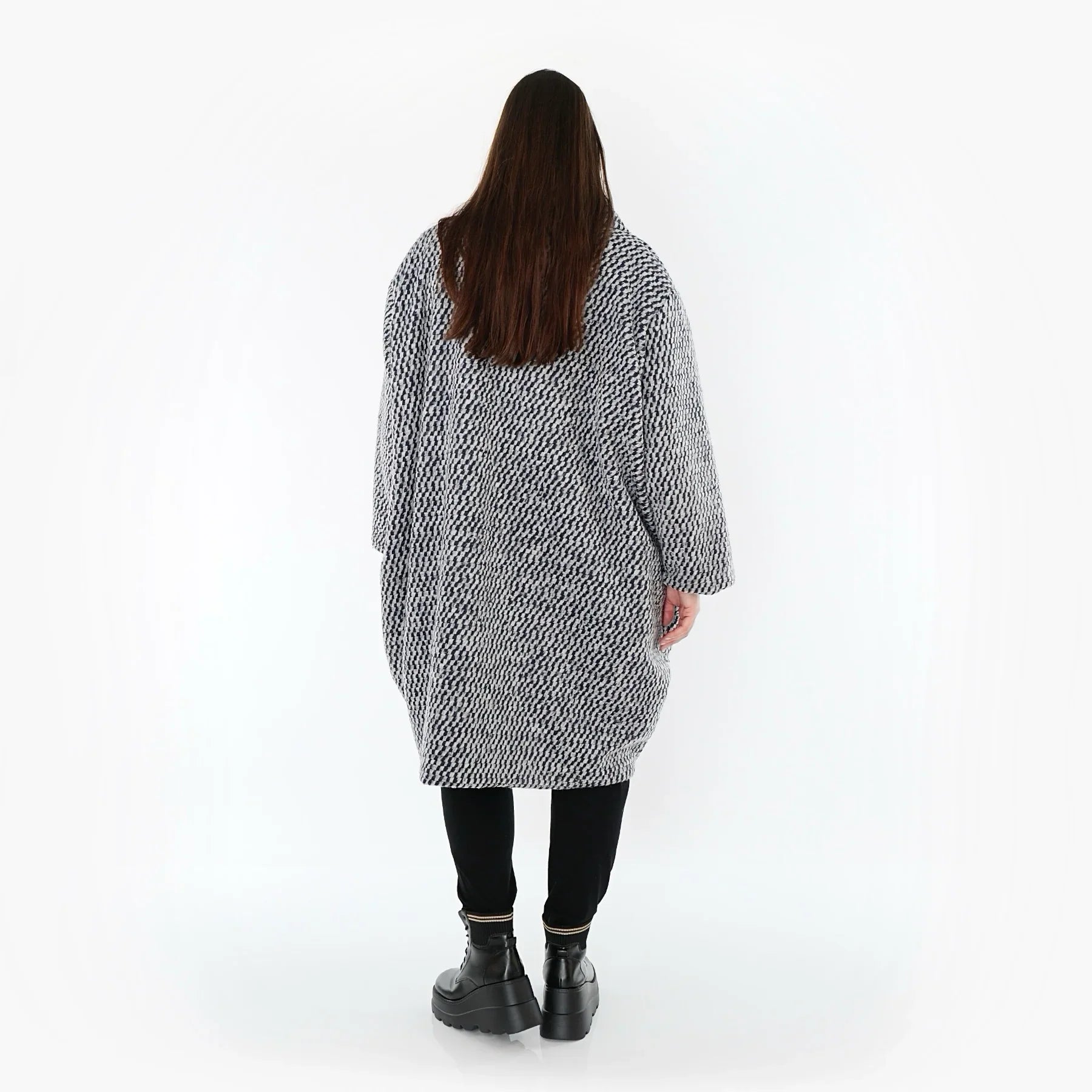 AKH Fashion 7164 Manteau, gris-bleu
