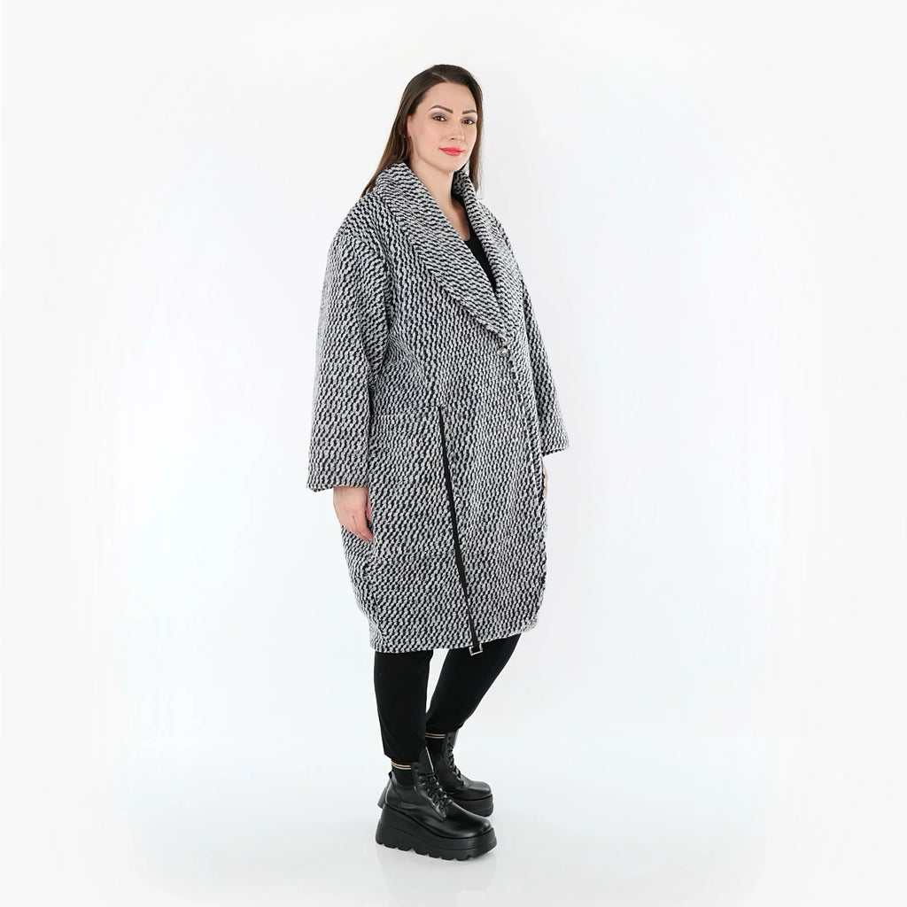 AKH Fashion 7164 Manteau, gris-bleu
