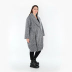 AKH Fashion 7164 Manteau, gris-bleu