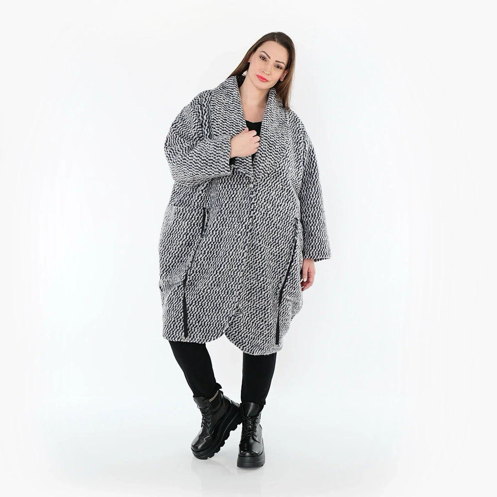 AKH Fashion 7164 Manteau, gris-bleu