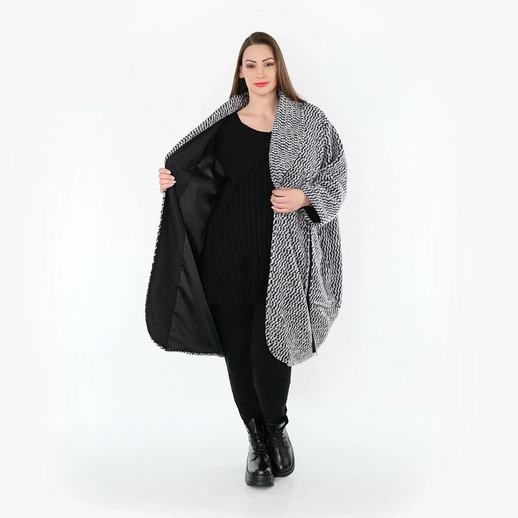 AKH Fashion 7164 Manteau, gris-bleu