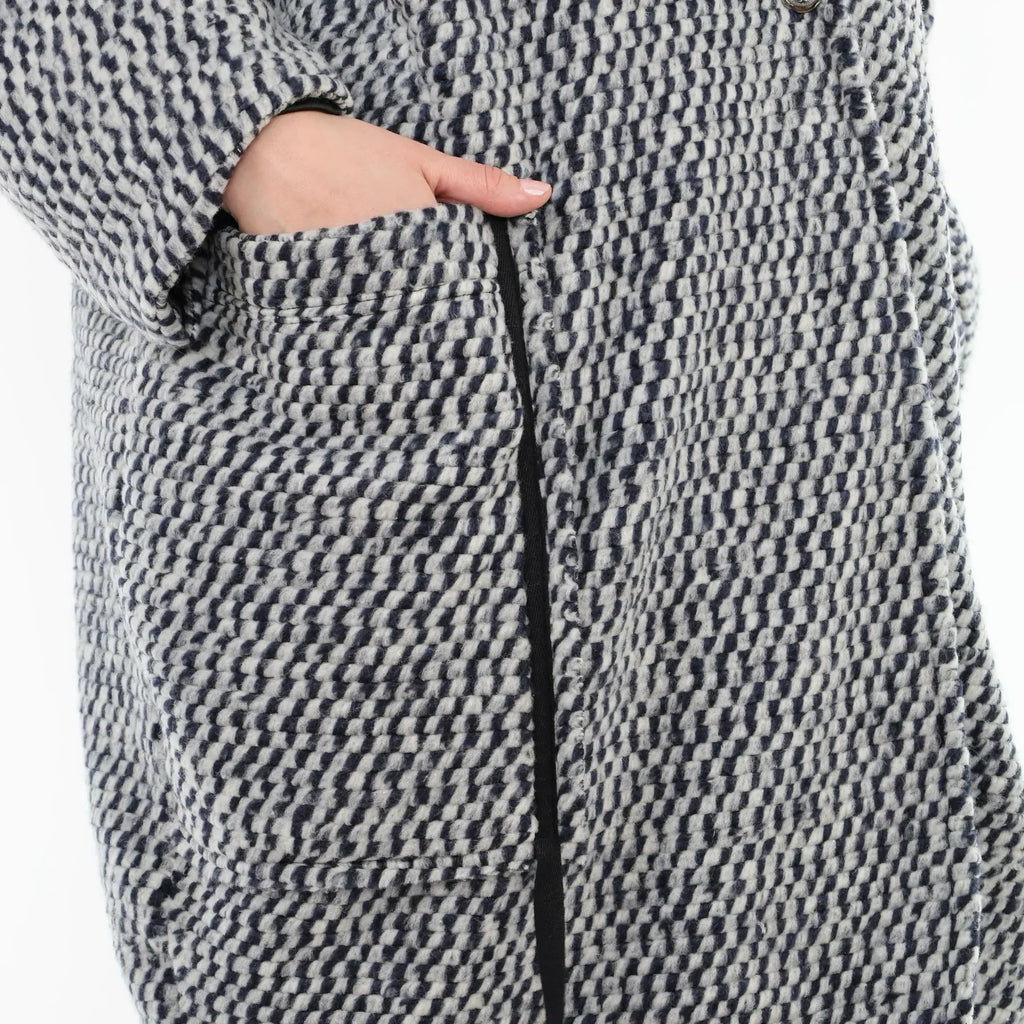 AKH Fashion 7164 Manteau, gris-bleu