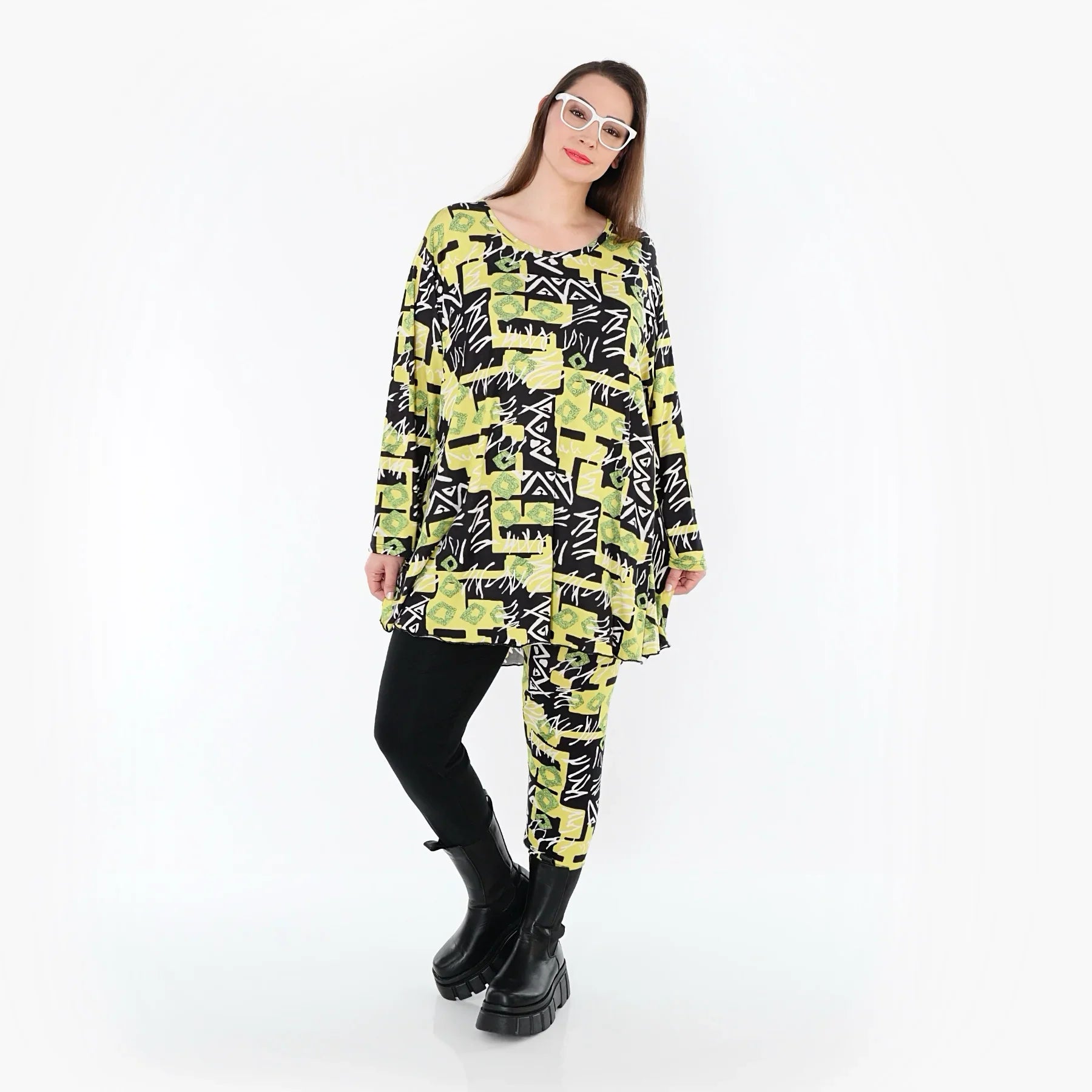 AKH Fashion Chemise 1892, Jaune-Multi