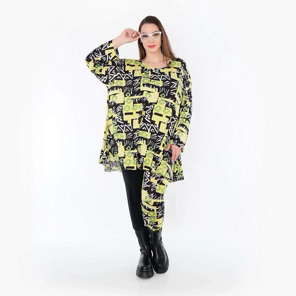 AKH Fashion Chemise 1892, Jaune-Multi