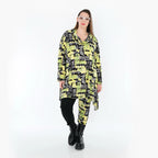 AKH Fashion 3371 Grand T-shirt, Jaune-Multi