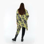 AKH Fashion 3371 Grand T-shirt, Jaune-Multi