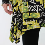 AKH Fashion 3371 Grand T-shirt, Jaune-Multi