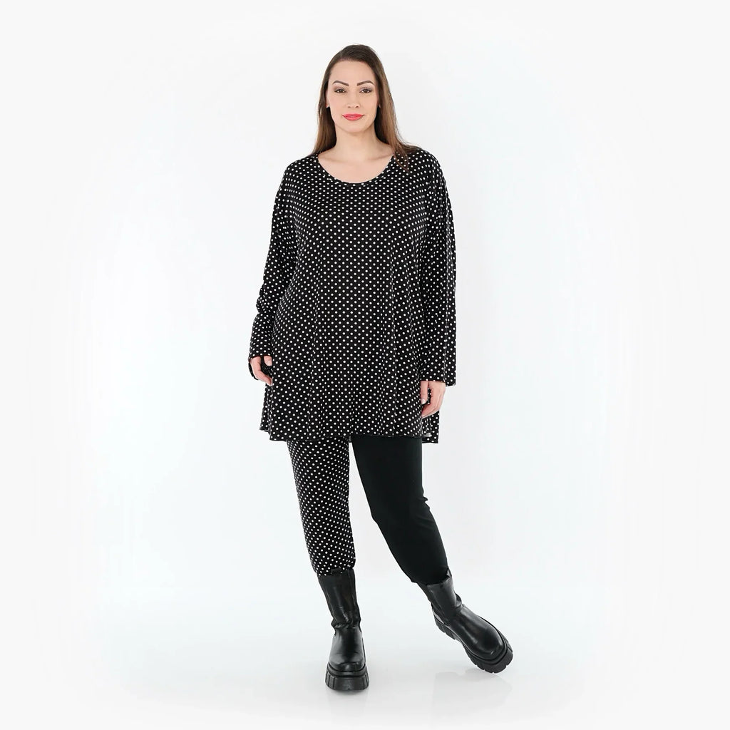 AKH Fashion 1892 Chemise, Noir-Blanc