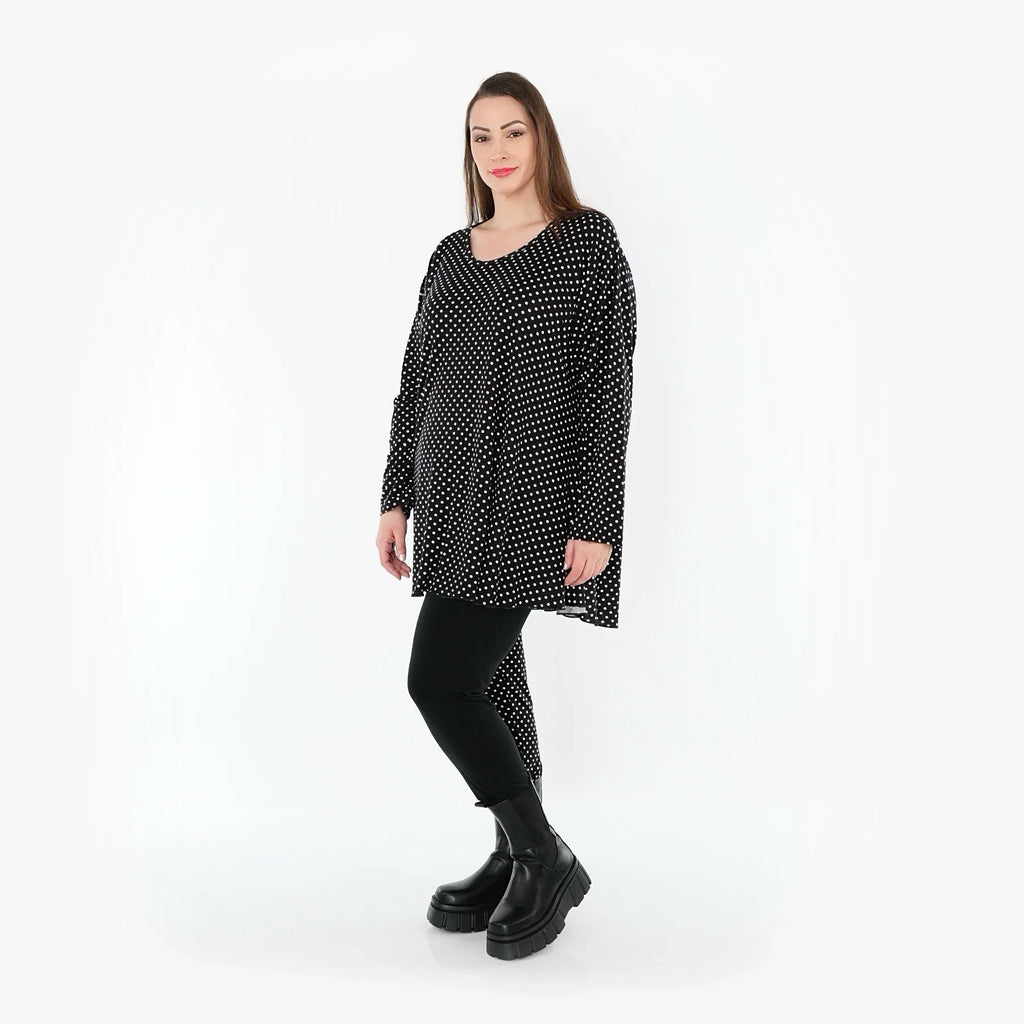 AKH Fashion 1892 Chemise, Noir-Blanc