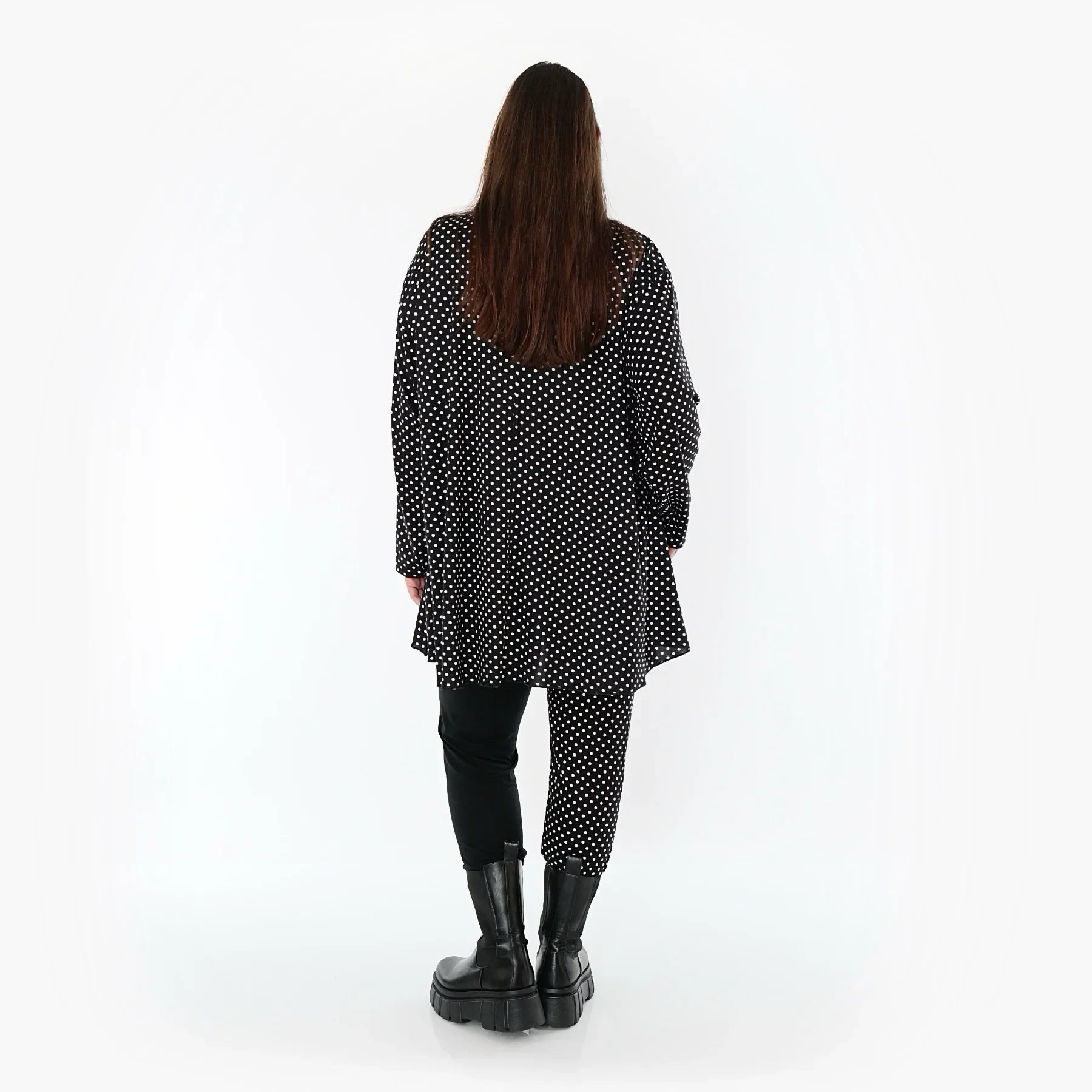 AKH Fashion 1892 Chemise, Noir-Blanc