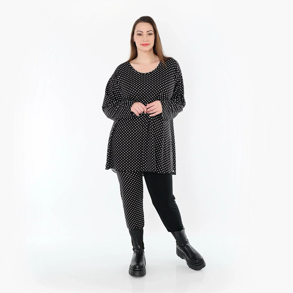 AKH Fashion 1892 Chemise, Noir-Blanc