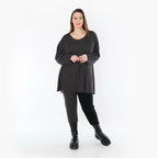 AKH Fashion 1892 Chemise, Noir-Blanc
