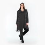 AKH Fashion 3371 Grand T-shirt, Noir-Blanc