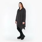 AKH Fashion 3371 Grand T-shirt, Noir-Blanc