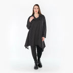 AKH Fashion 3371 Grand T-shirt, Noir-Blanc