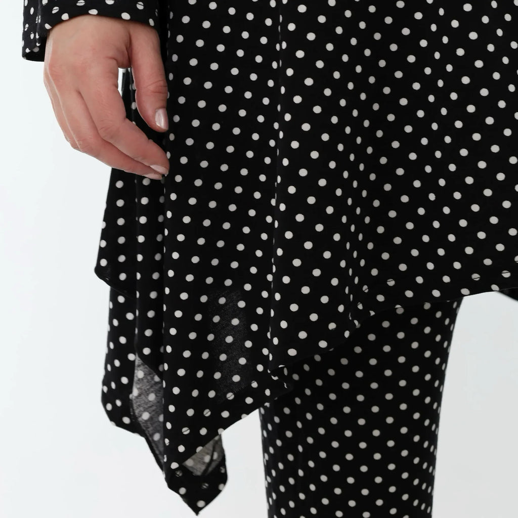 AKH Fashion 3371 Grand T-shirt, Noir-Blanc