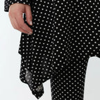 AKH Fashion 3371 Grand T-shirt, Noir-Blanc
