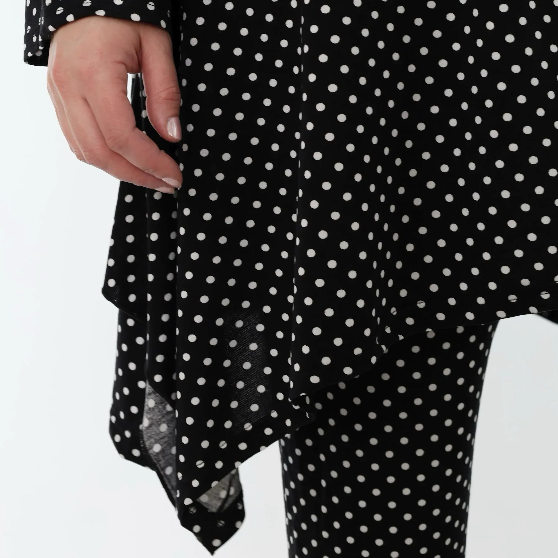 AKH Fashion 3371 Grand T-shirt, Noir-Blanc