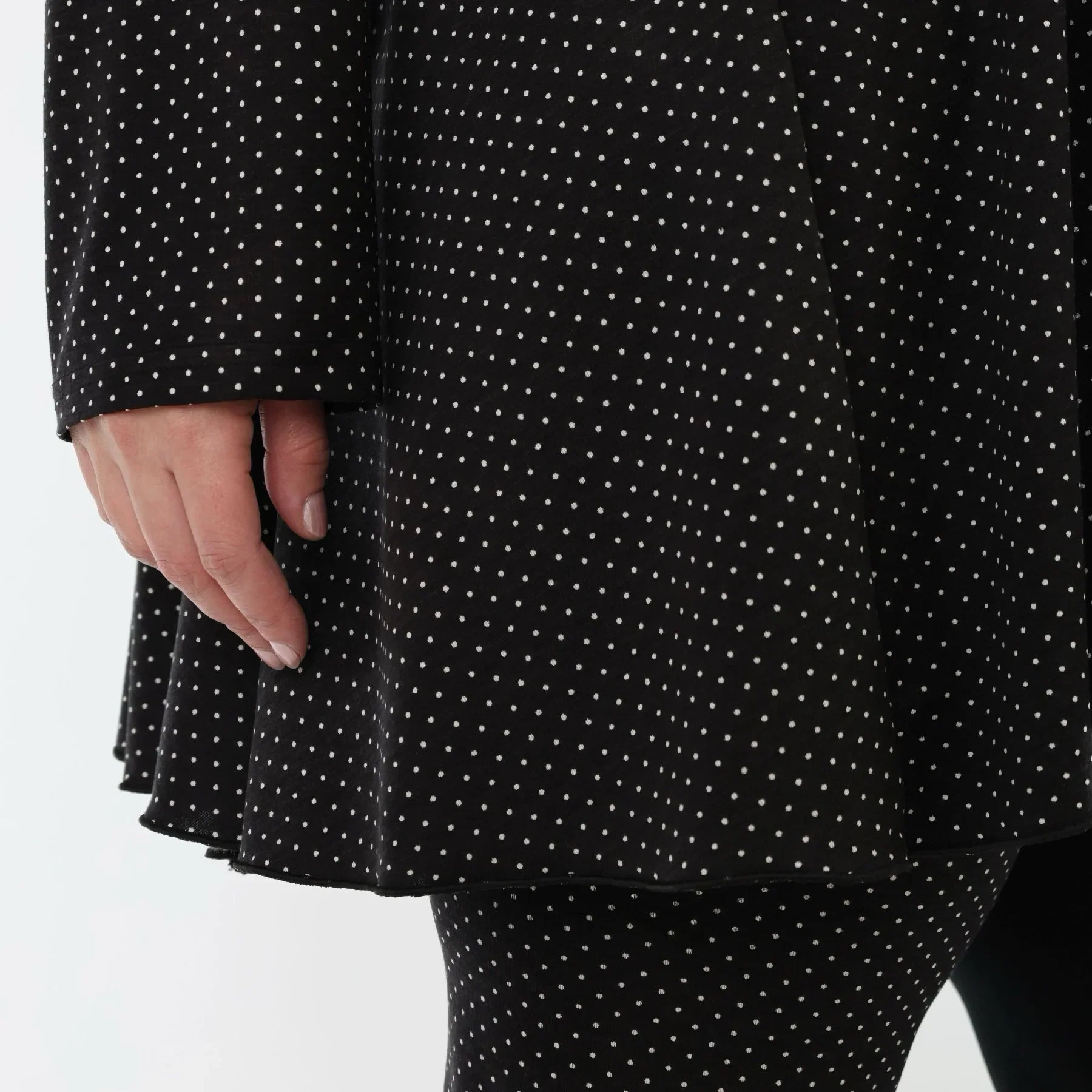 Chemise grande taille AKH Fashion 593, noire et blanche