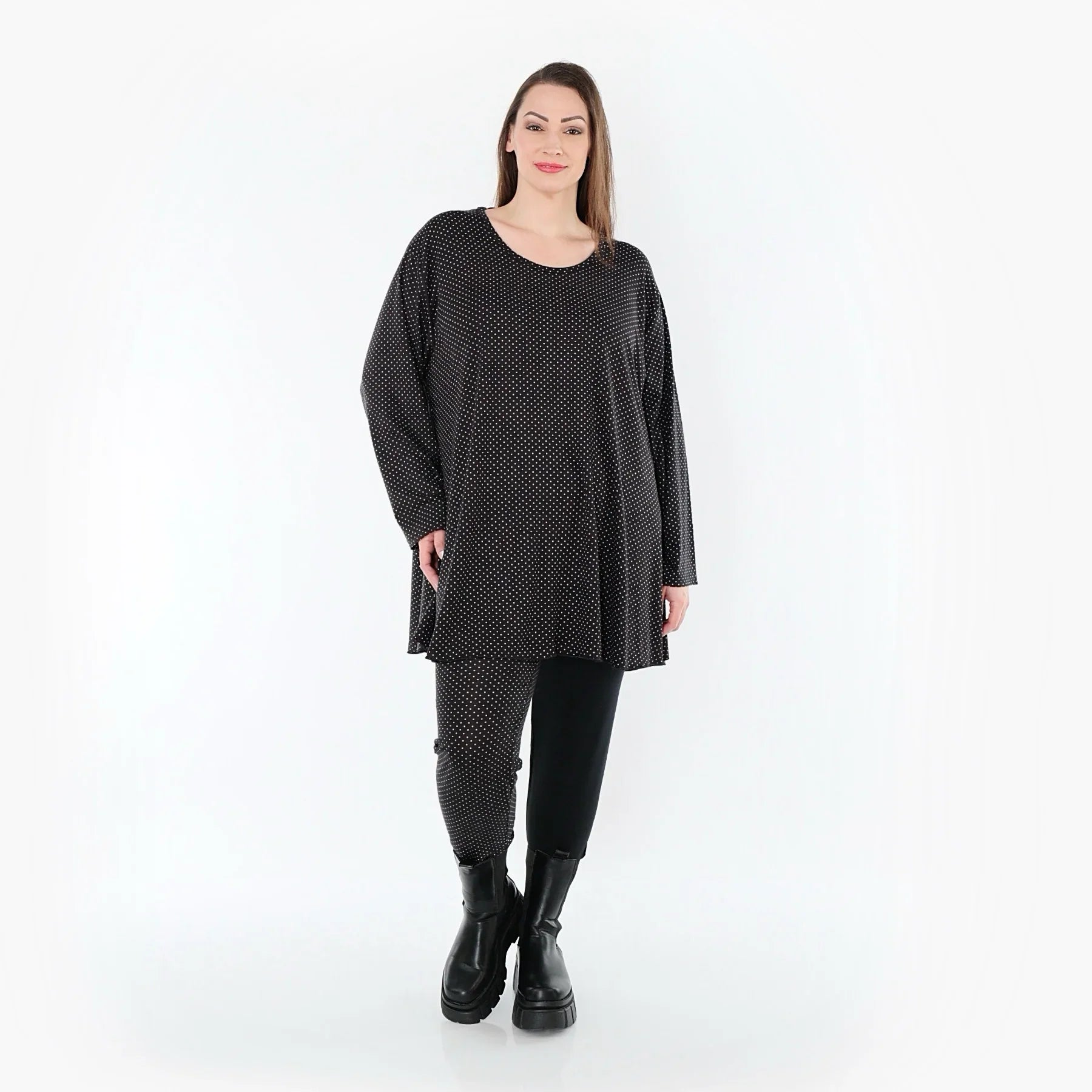 AKH Fashion 1892 Chemise, Noir-Blanc
