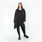 AKH Fashion 3371 Grand T-shirt, Noir-Blanc