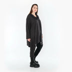 AKH Fashion 3371 Grand T-shirt, Noir-Blanc