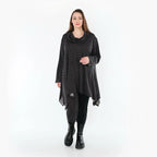 AKH Fashion 3371 Grand T-shirt, Noir-Blanc