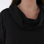 AKH Fashion 3371 Grand T-shirt, Noir-Blanc