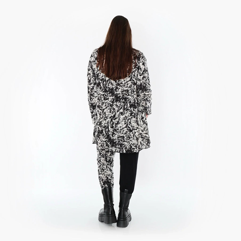 AKH Fashion 1892 Chemise, Noir-Blanc